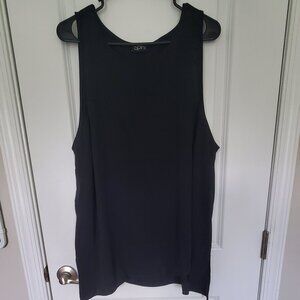 Women's Black Sleeveless Shell Top